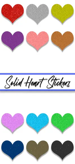 Game screenshot Glitter Heart Stickers apk