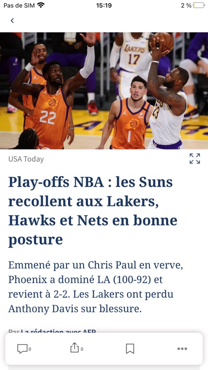 Le Figaro Sport: info résultat screenshot-2