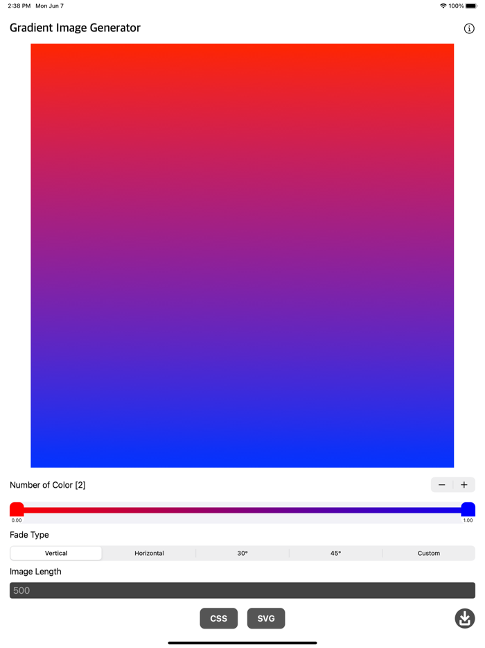 Gradient Image Generator
