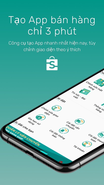 SahaShop - Tạo App bán hàng