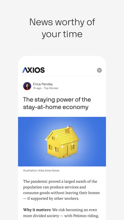 Axios: Smart Brevity news