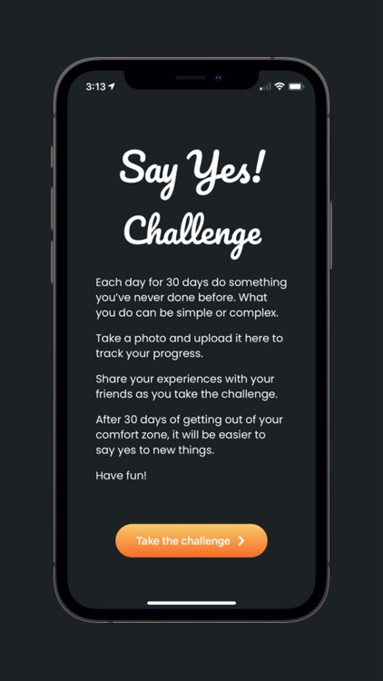 Say Yes Challenge