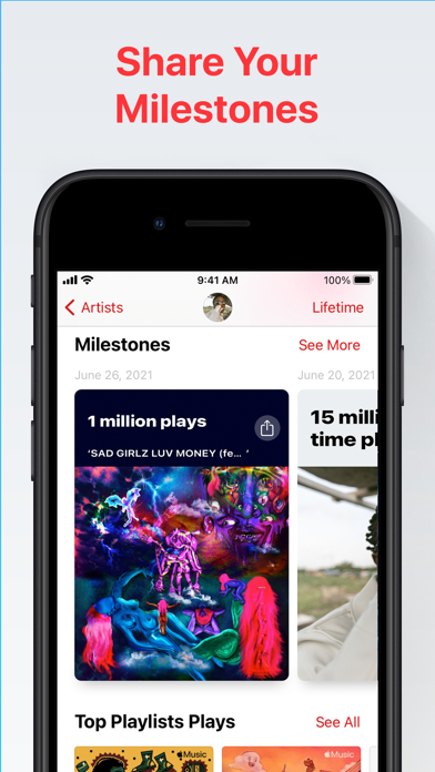 Apple Music for Artists Screenshot