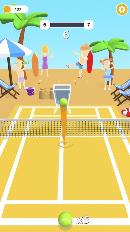 Tennis Bouncing Master 3D screenshot-0