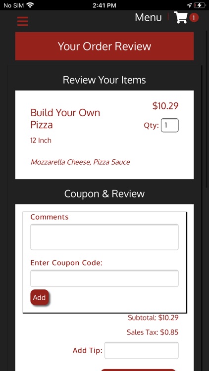 Sofia's Pizzeria screenshot-5