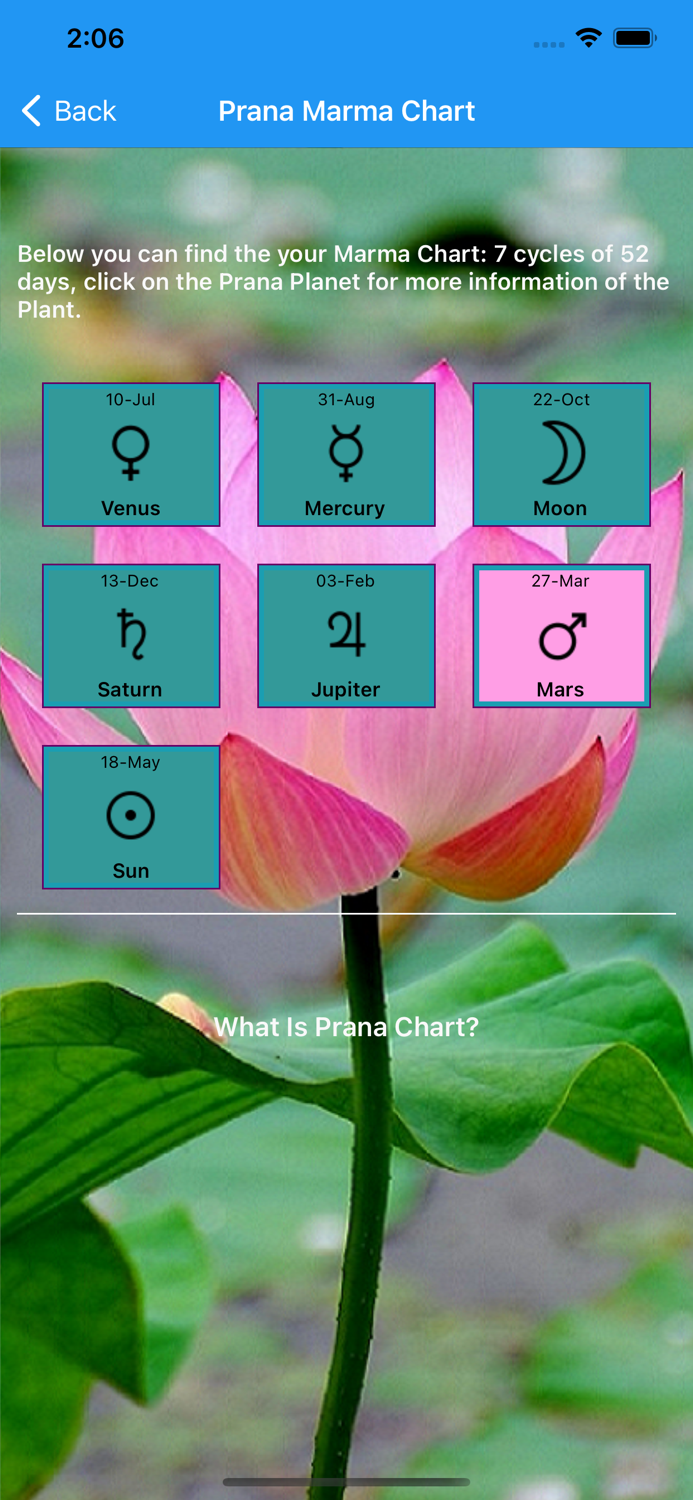 Prana Chart