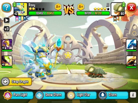 Dragon City Mobile iPad Capturas de pantalla