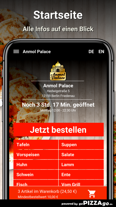 Anmol Palace Berlin Friedenau screenshot 3