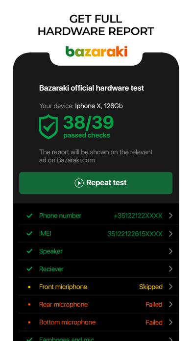 Bazaraki phone check Screenshot