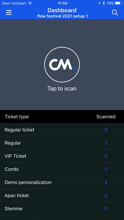 CM Tickets Ticket Scanner