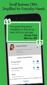 clientboxx: small business crm iphone screenshot 4