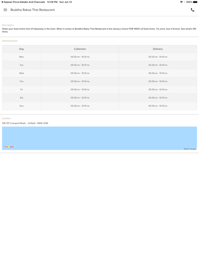 Buddha Raksa Thai Restaurant