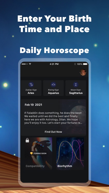 Faladdin: Horoscope, Astrology