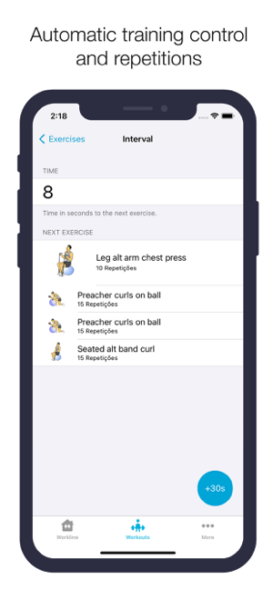 ‎Gymball Exercises - Workouts Screenshot