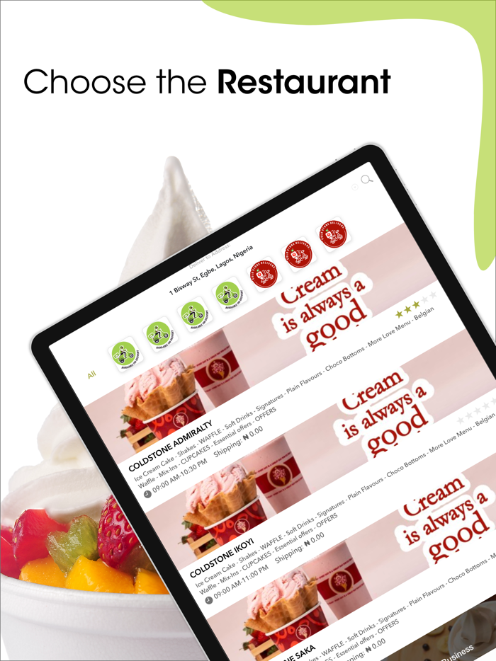 Coldstone  Pinkberry Nigeria