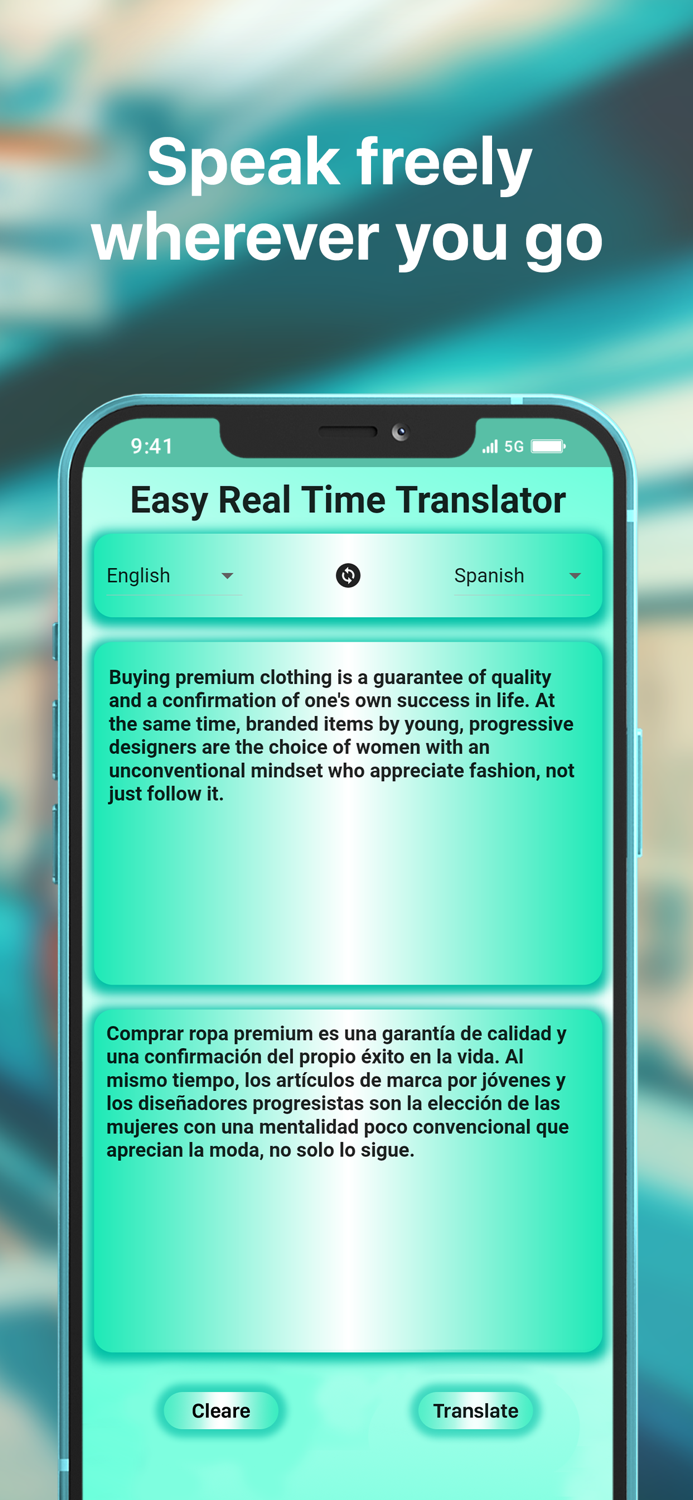 Easy Real Time Translator