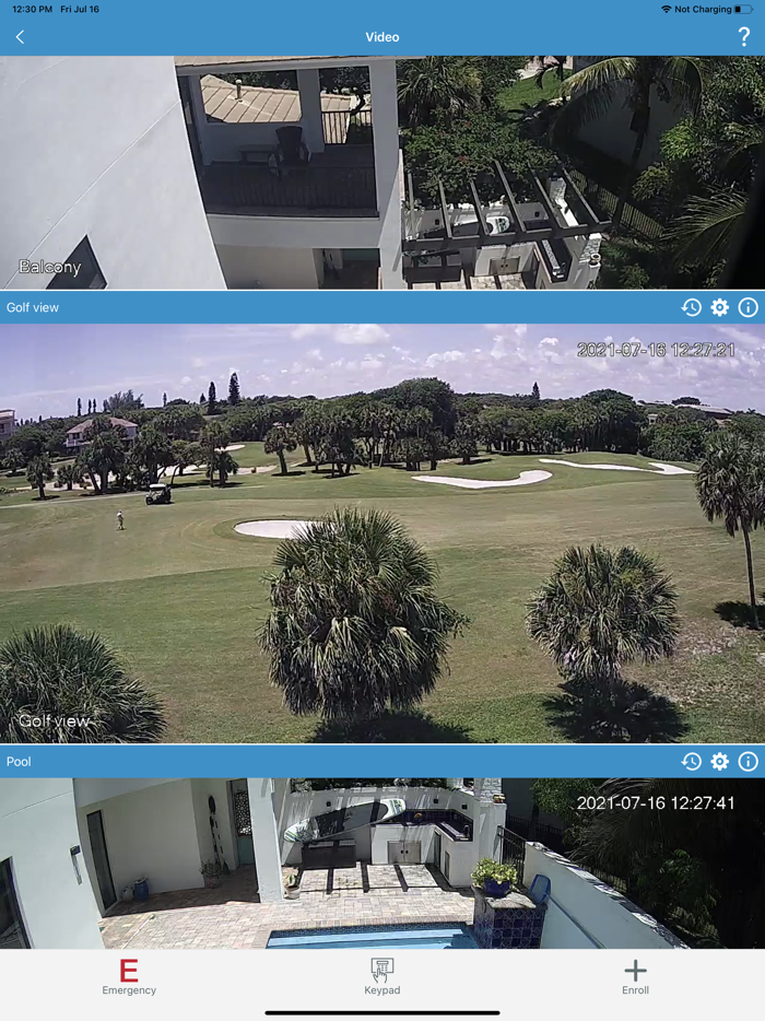 iSecure Alarm Security App