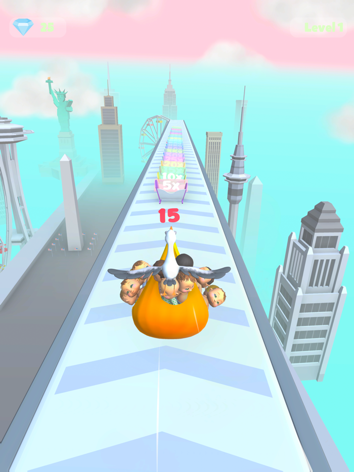 Stork Baby Delivery 3D