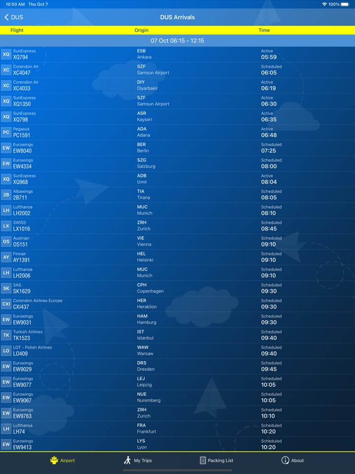 Dusseldorf Airport DUS  Radar