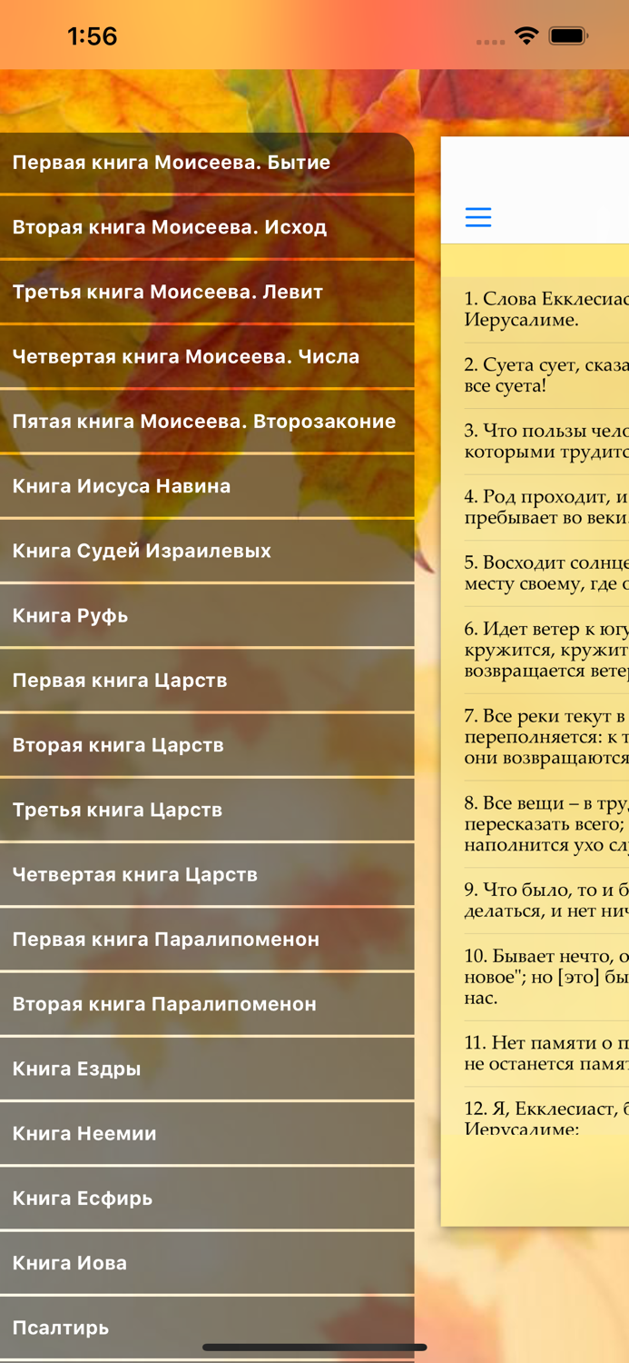 Библия Синодальный Русский