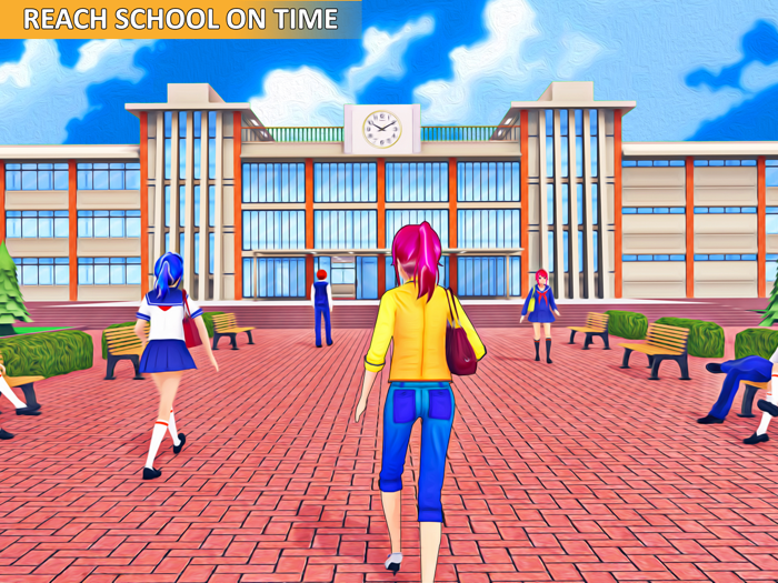 Anime School Girl Life Sim 3D