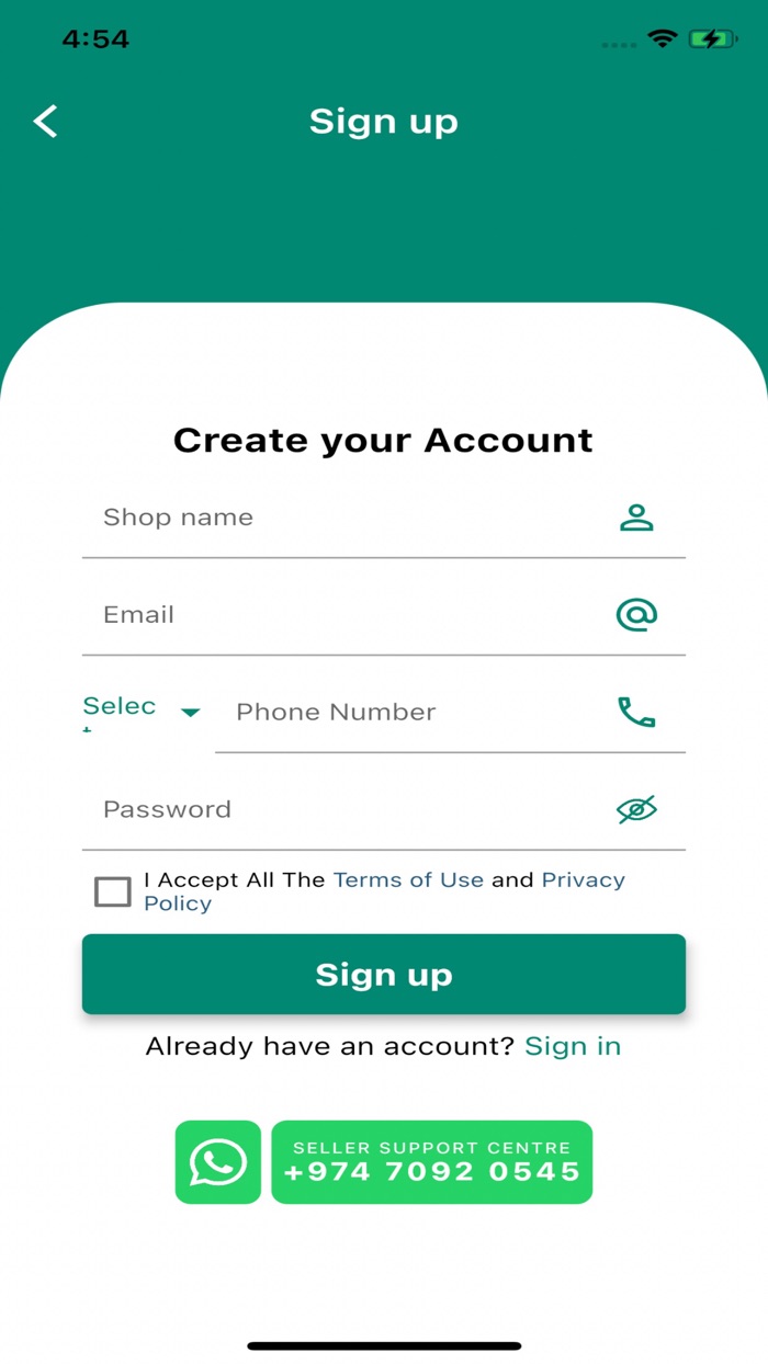 xshop seller Application