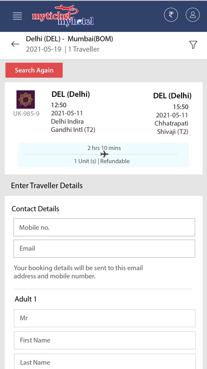 MTMH: Flight & Hotel Booking screenshot-3