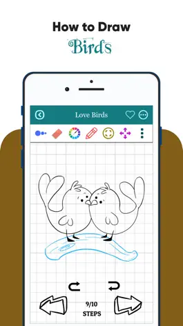 Game screenshot How to draw Birds Step by step hack