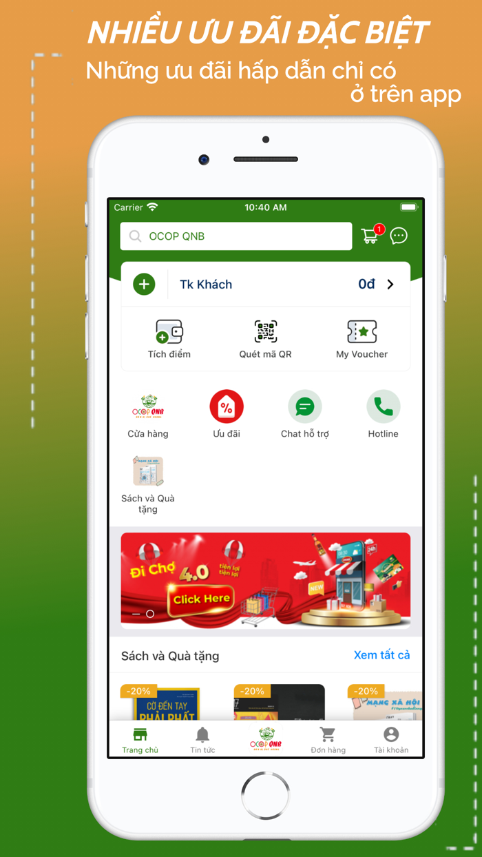 OCOP QNB - Bản vị quê hương