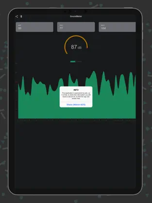 Captura 5 Sonómetro Nivel de sonido dB iphone