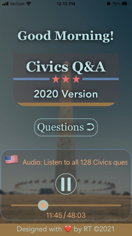 Civics Q&A with Audio