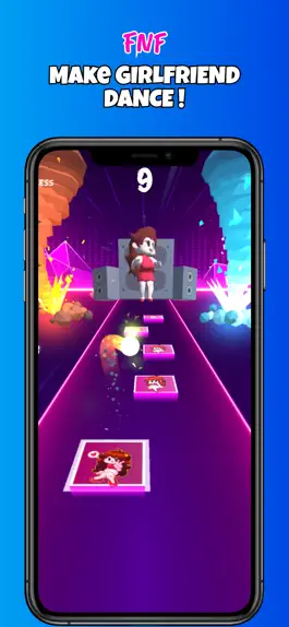 Game screenshot FNF Girlfriend Tiles Hop Songs mod apk