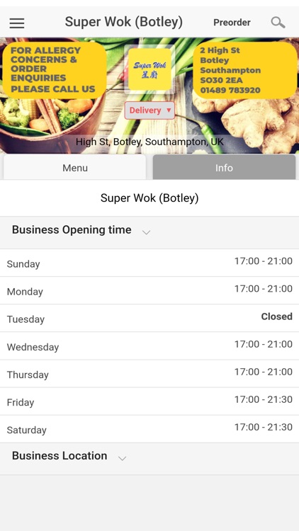 Super Wok, Botley screenshot-3