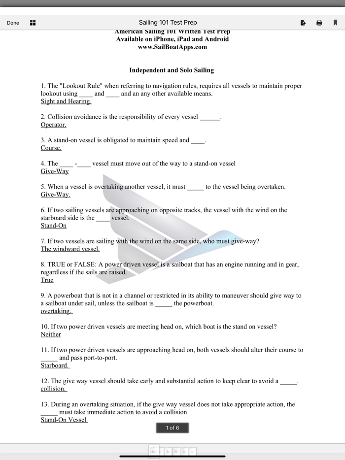 American Sailing 101  103