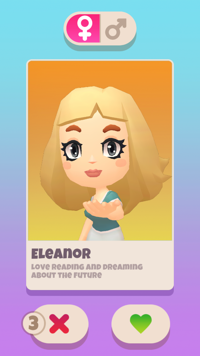 Swipe Story - 3D Dating Game