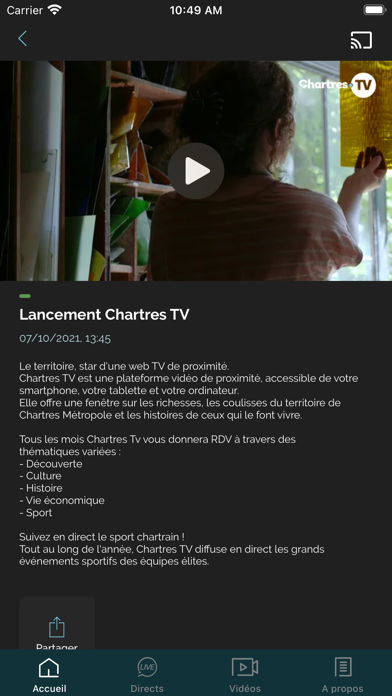 Chartres TV screenshot 3