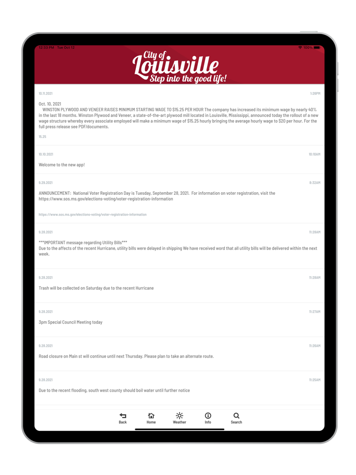 City of Louisville, MS