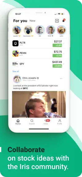 Game screenshot Iris - Social Stock Investing hack