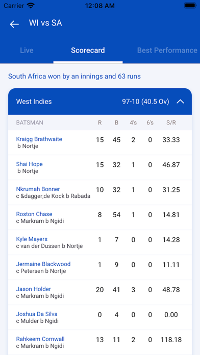 Cricboss : Live Cricket Score screenshot 4