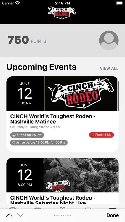 Cinch WTRewards