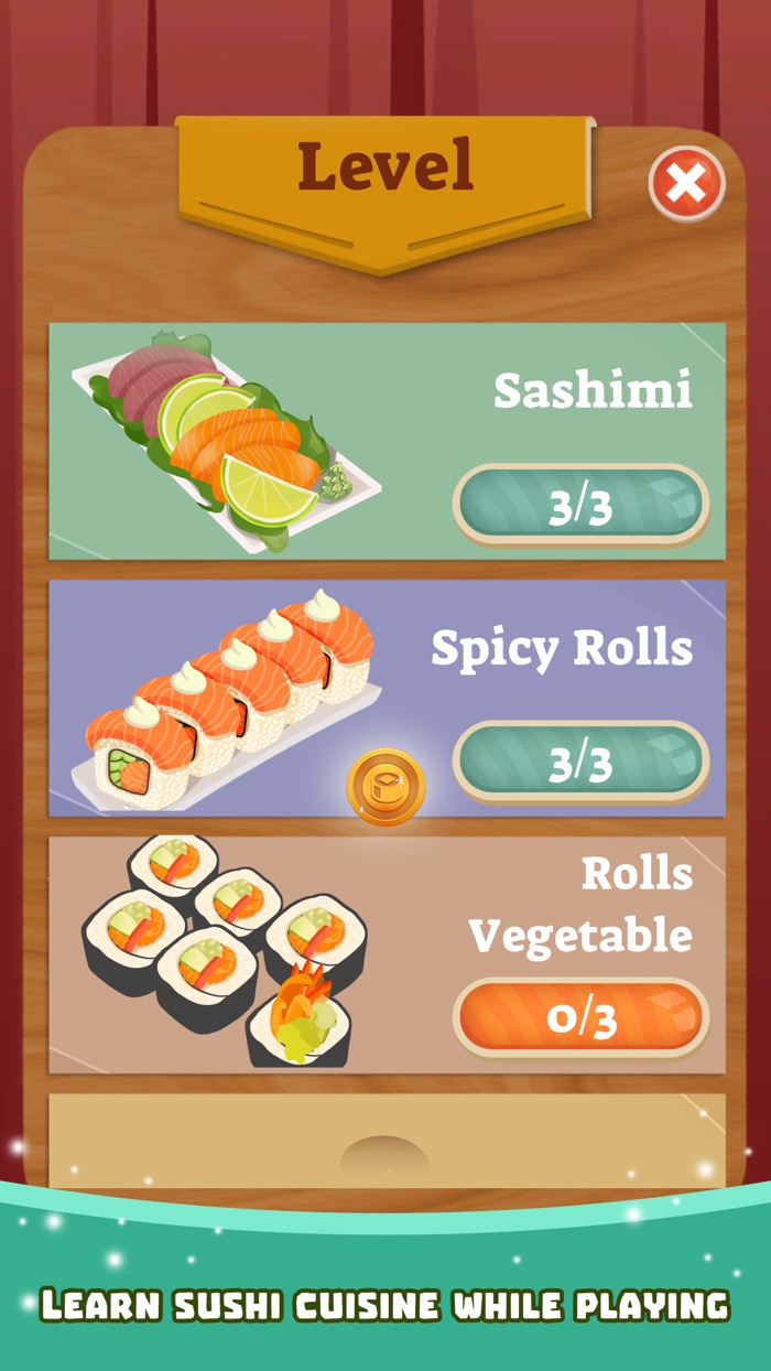 Sushi Words Connect