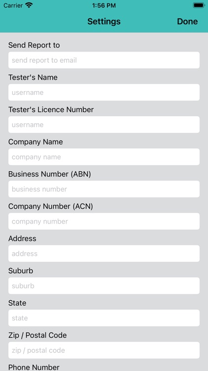 ELECTRICAL TEST & TAG REGISTER