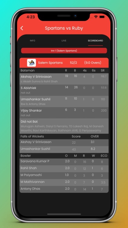 Mobile Cricket Live Line