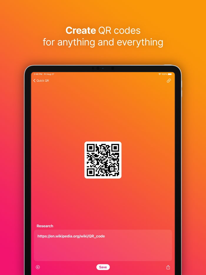Quick QR – Create QR Codes