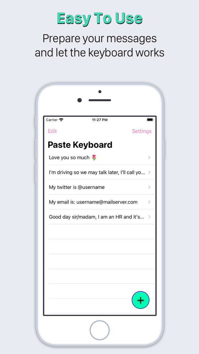 Paste Keyboard copy and paste
