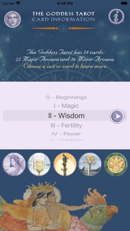 Goddess Tarot - Lite version screenshot-3