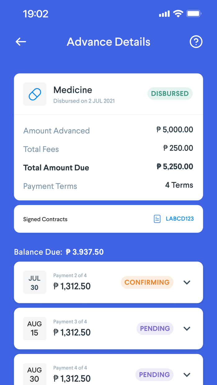 Advance - Salary on-demand