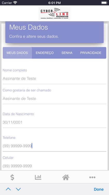 Cyberline Central do Assinante screenshot-4