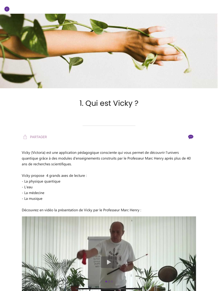 VICKY  Quantum vibrations