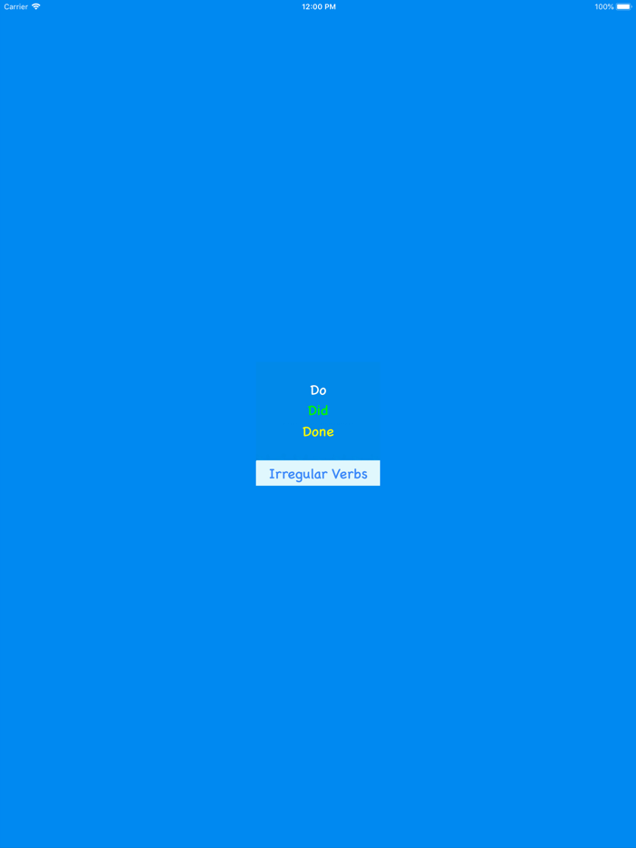 English V3 - Irregular Verbs